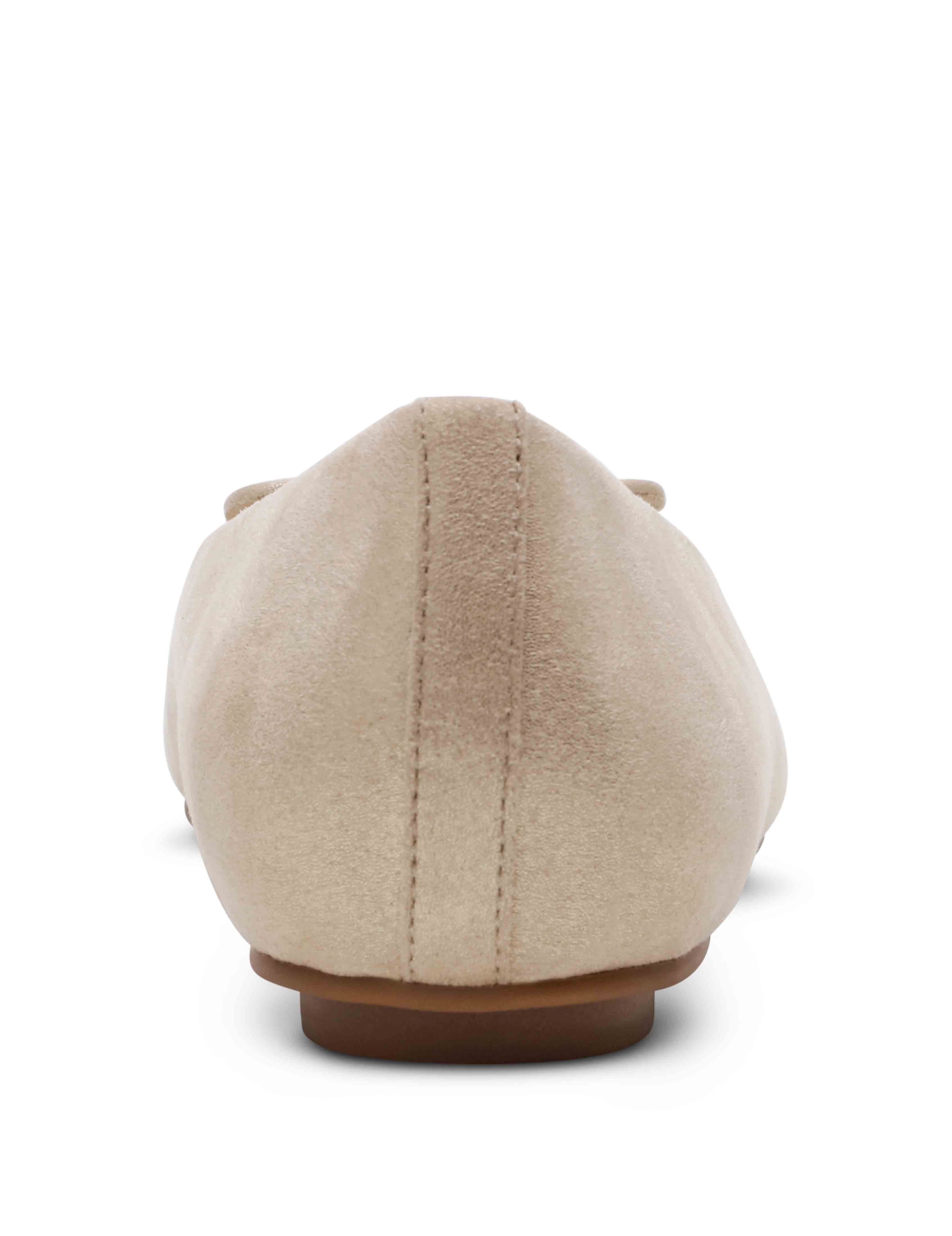 Luci Ballet Flat - Anne Klein Light Gold Micro