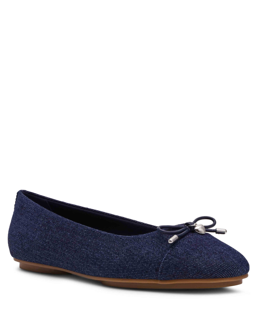 Luci Ballet Flat - Anne Klein Dark Blue Denim