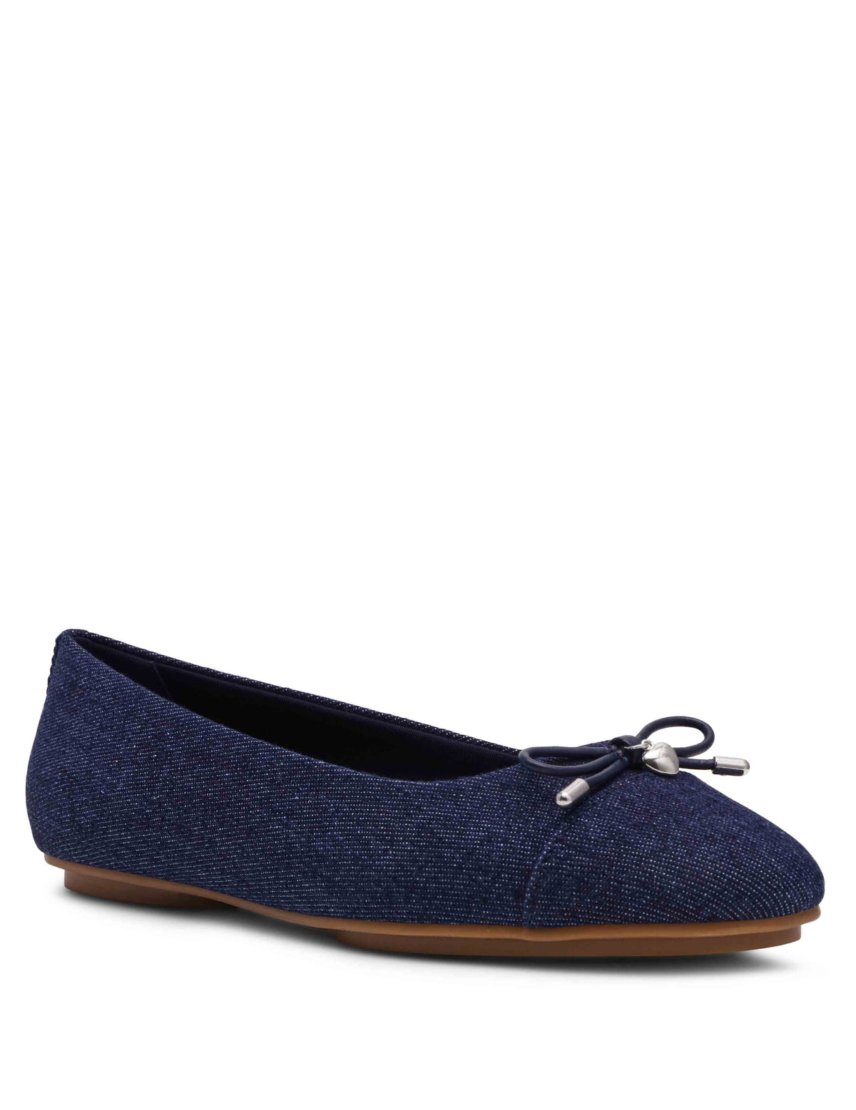 Luci Ballet Flat - Anne Klein Dark Blue Denim