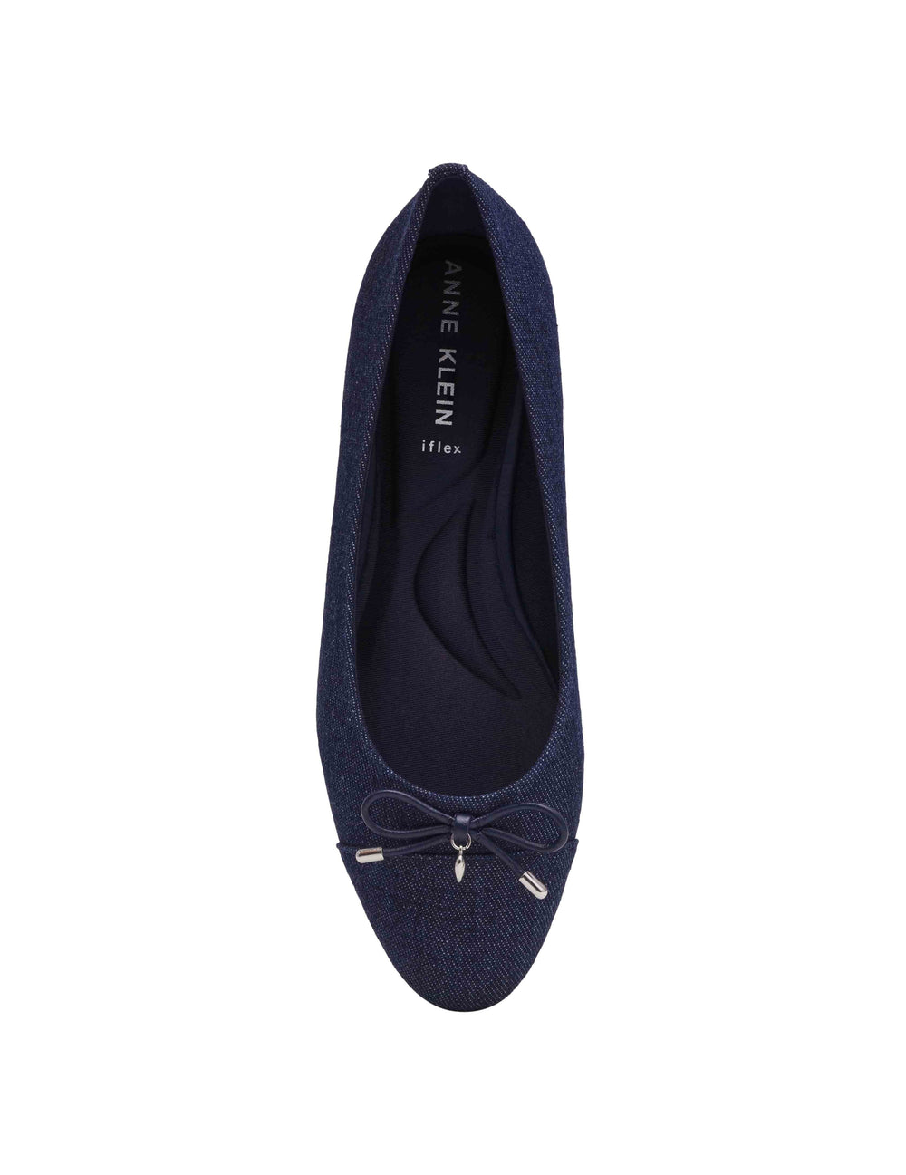 Luci Ballet Flat - Anne Klein Dark Blue Denim