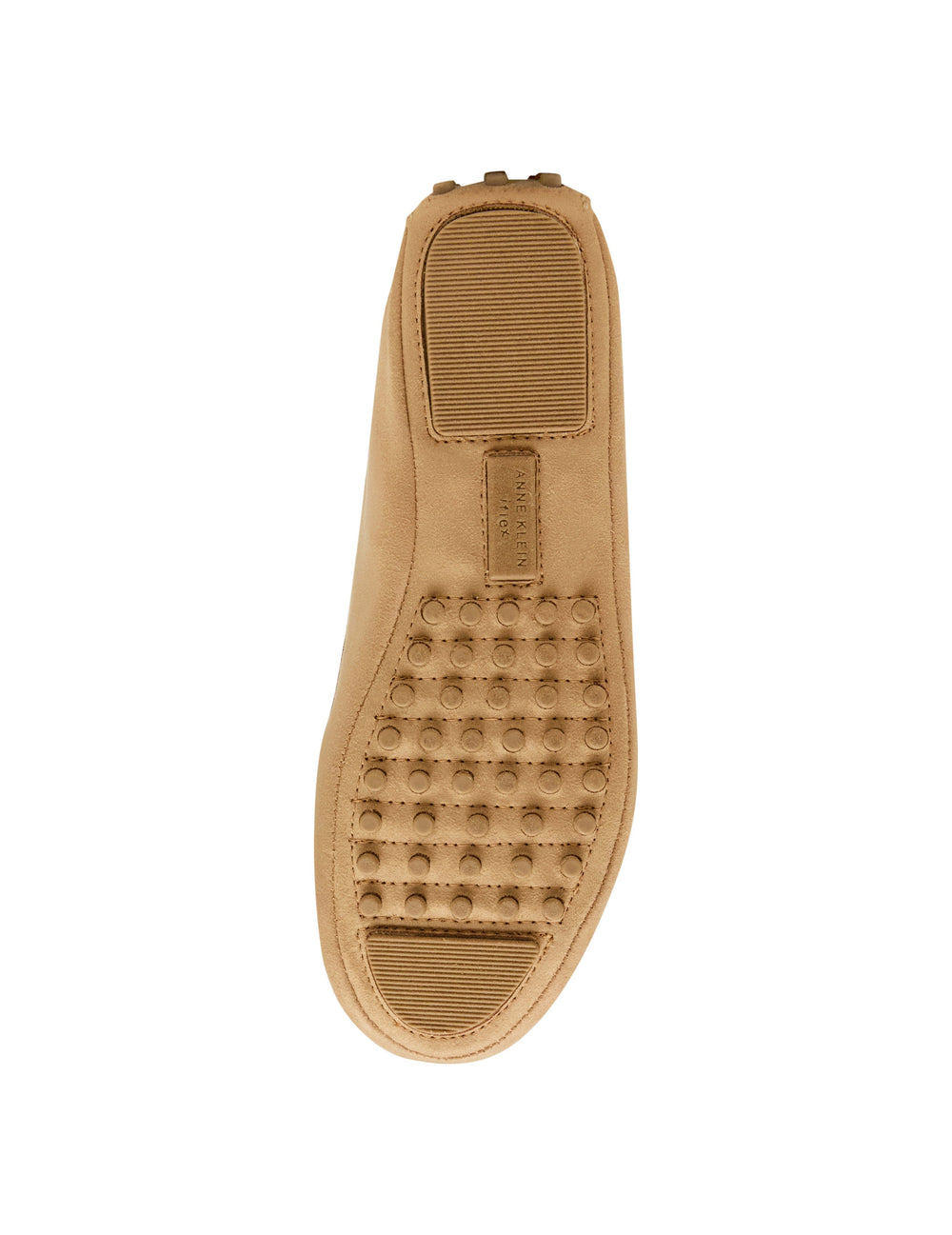 Chrystie Moccasin Loafer in Suede - Anne Klein Taupe Multi