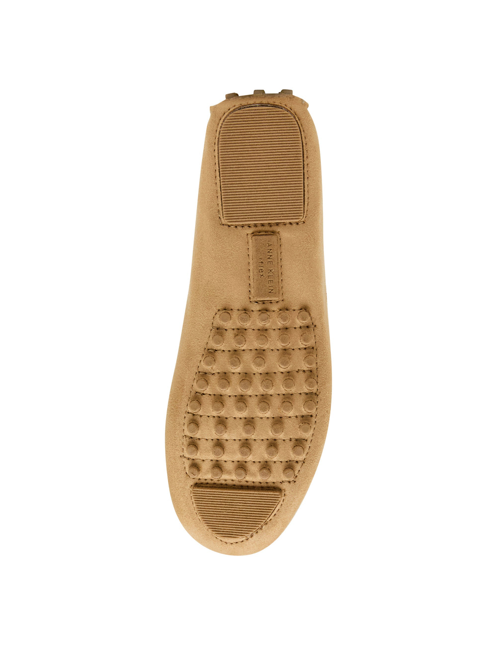 Chrystie Moccasin Loafer in Camel Suede - Anne Klein Tan Suede