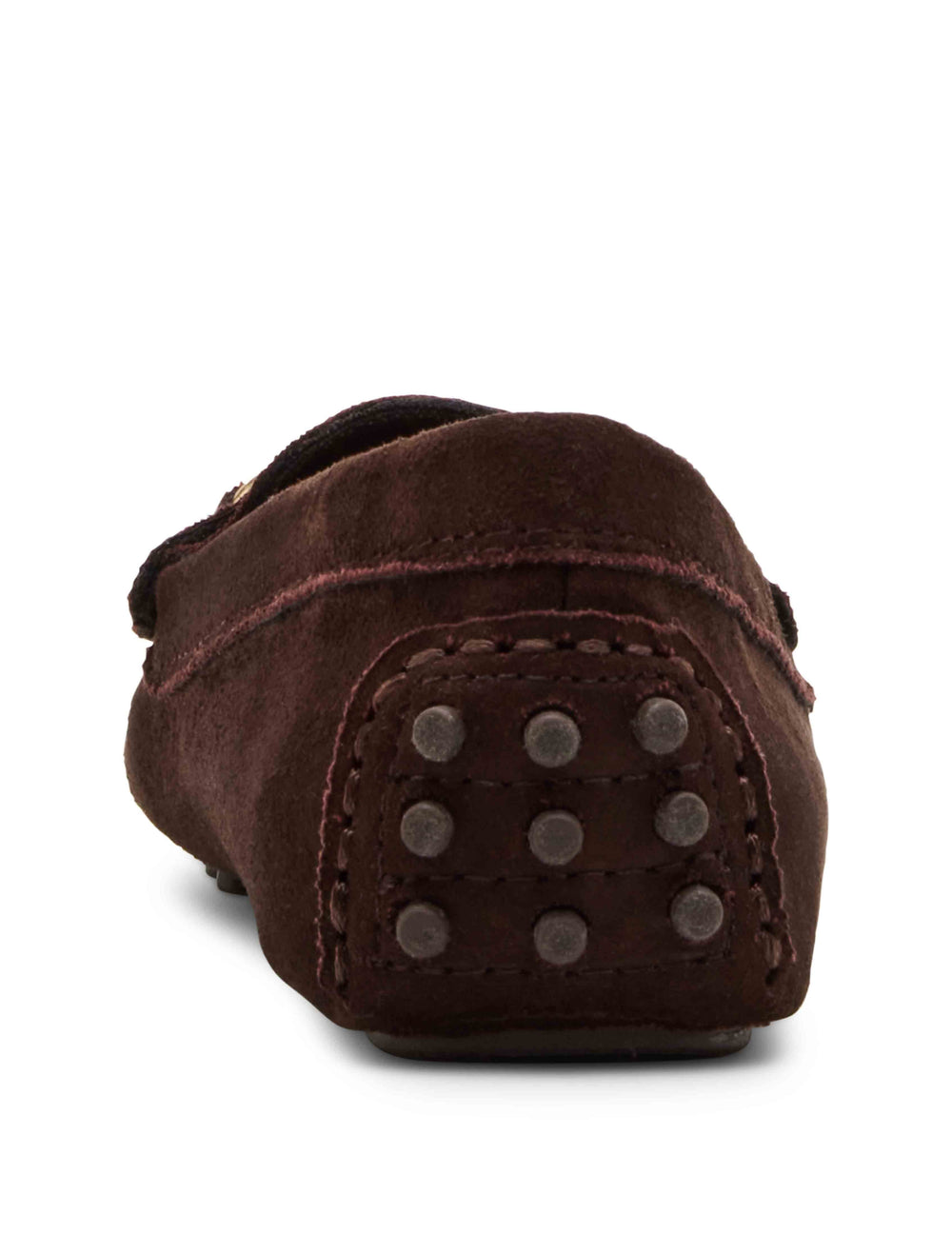 Chrystie Moccasin Loafer in Suede - Anne Klein Dark Brown