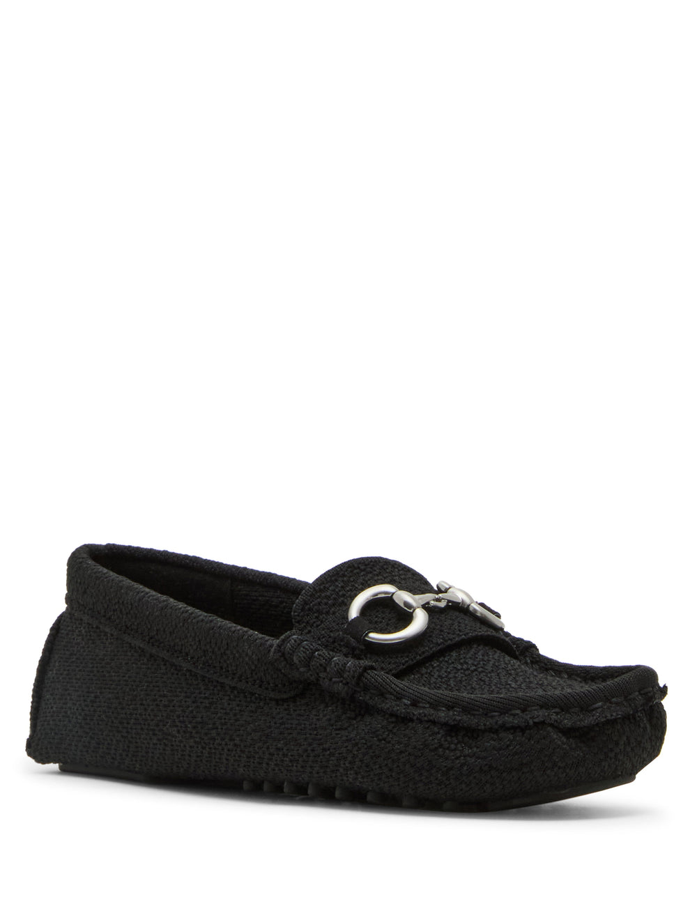 Chrystie Moccasin Loafer with Bit Detail - Anne Klein Black Knit