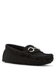 Chrystie Moccasin Loafer with Bit Detail - Anne Klein Black Knit
