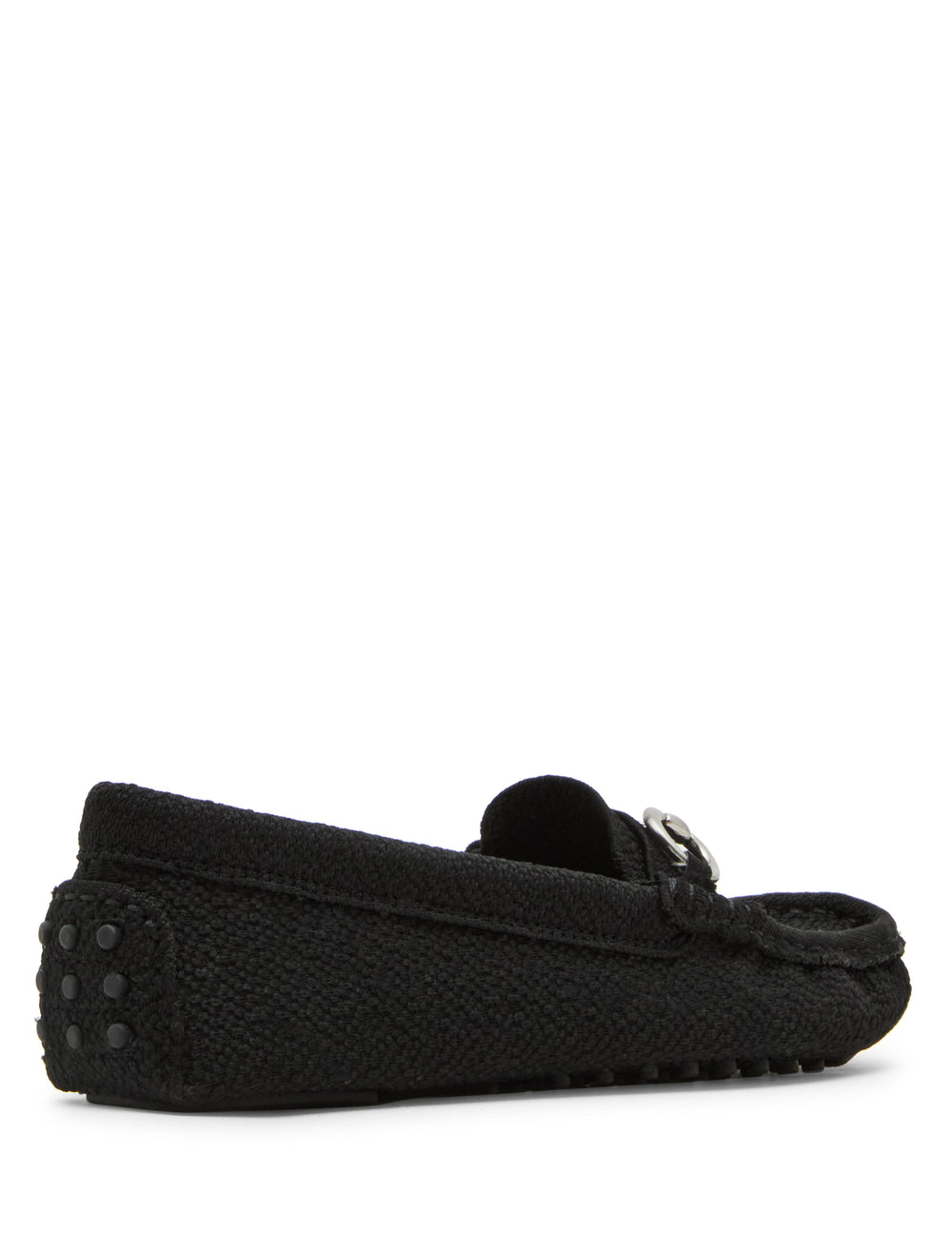 Chrystie Moccasin Loafer with Bit Detail - Anne Klein Black Knit