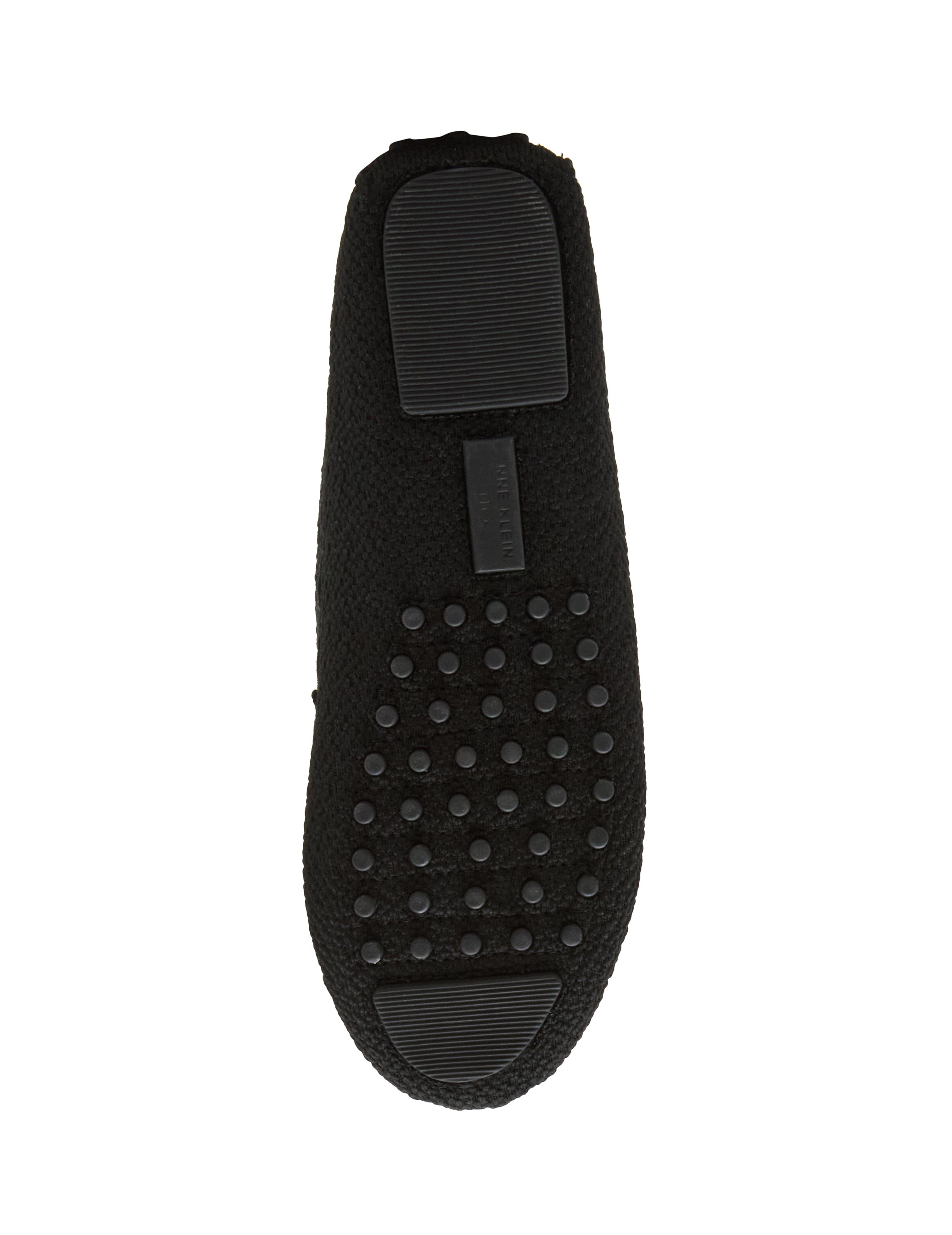 Chrystie Moccasin Loafer with Bit Detail - Anne Klein Black Knit
