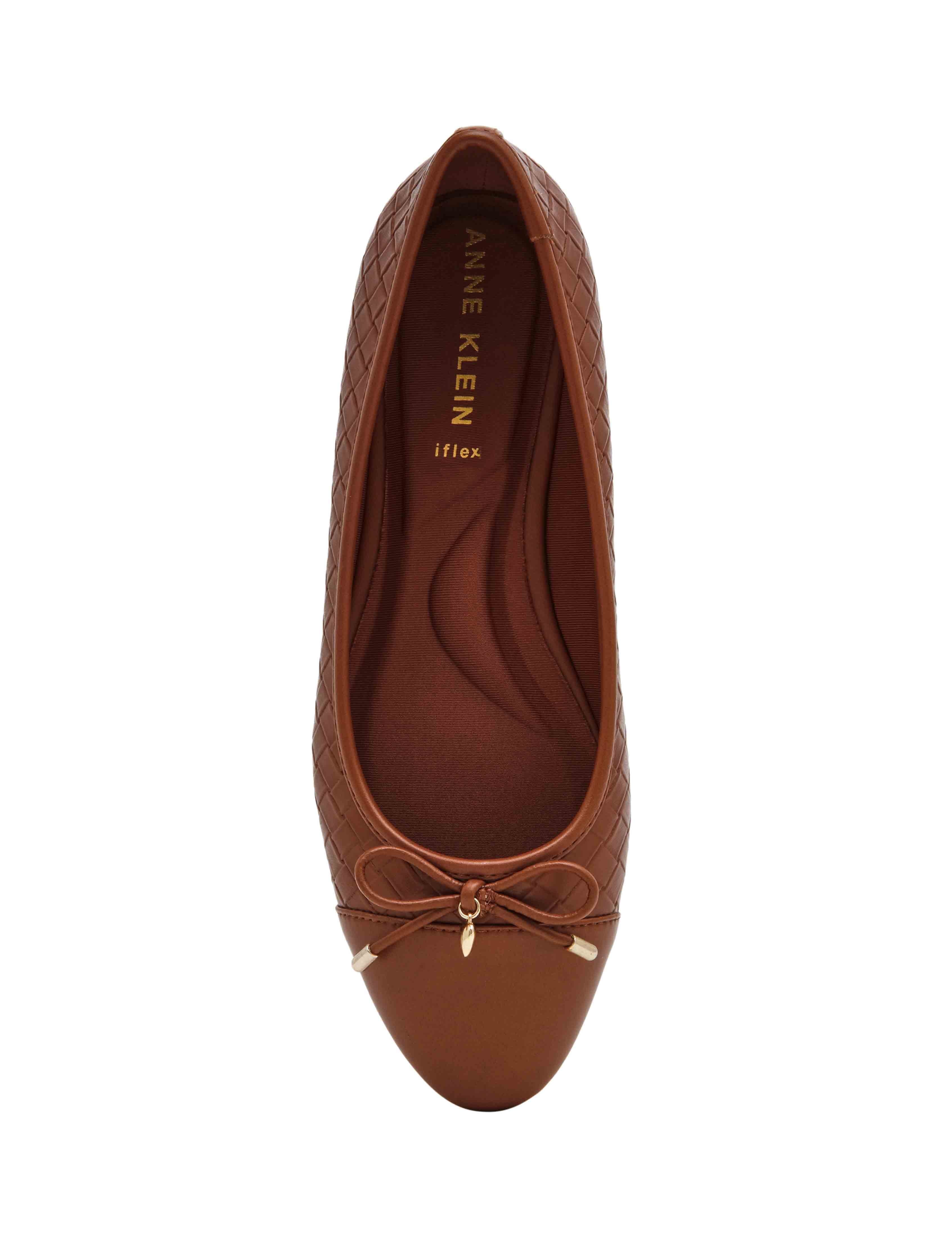 Luci-W Ballet Flat - Anne Klein Cognac