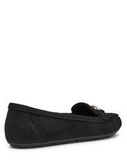 Hewlett Moccasin - Anne Klein Black Sued
