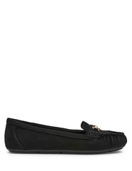 Hewlett Moccasin - Anne Klein Black Sued
