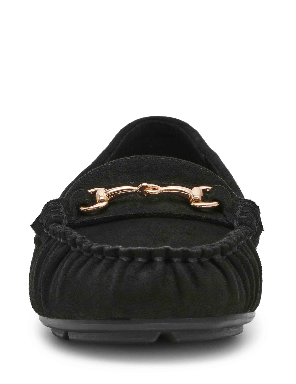 Hewlett Moccasin - Anne Klein Black Sued