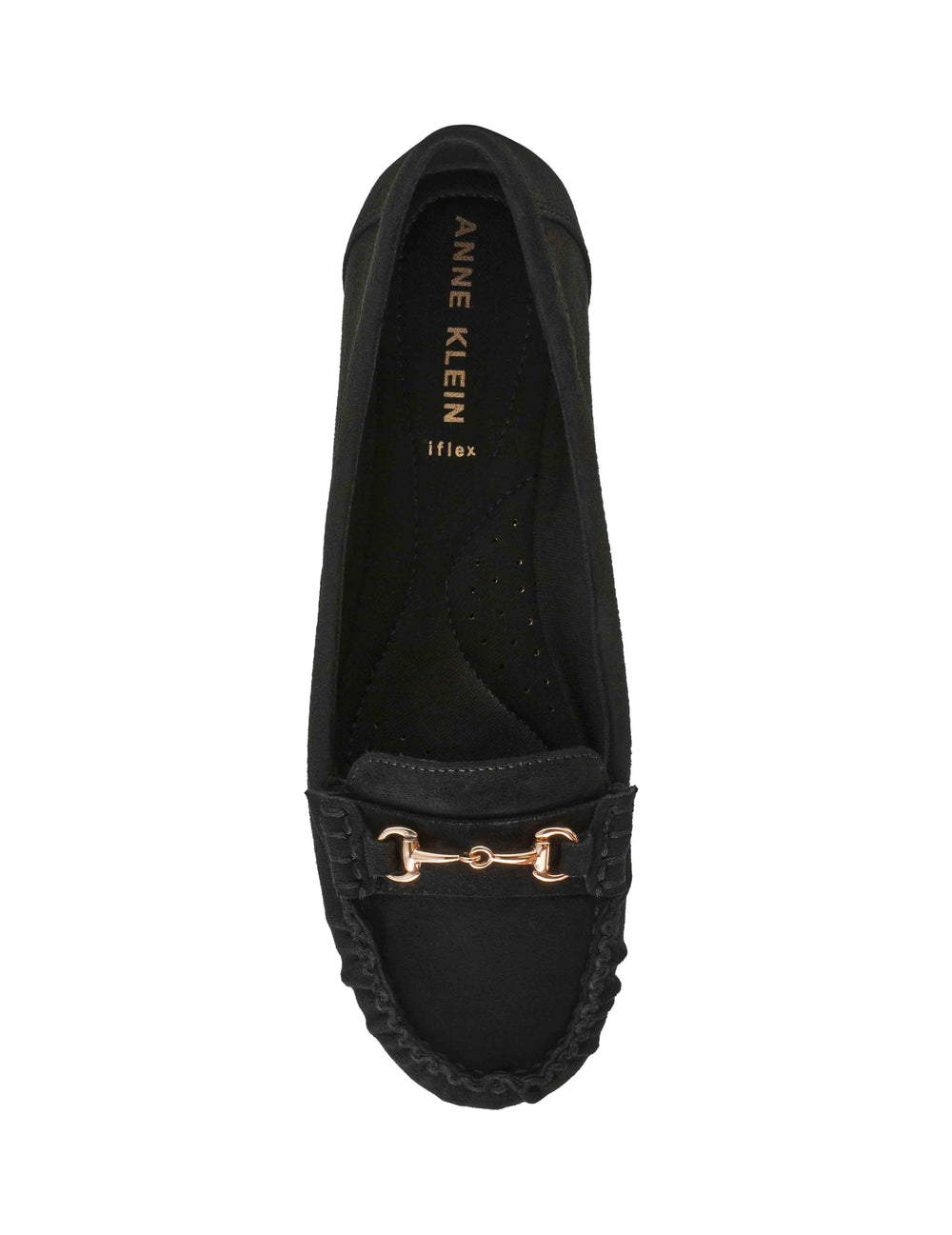 Hewlett Moccasin - Anne Klein Black Sued
