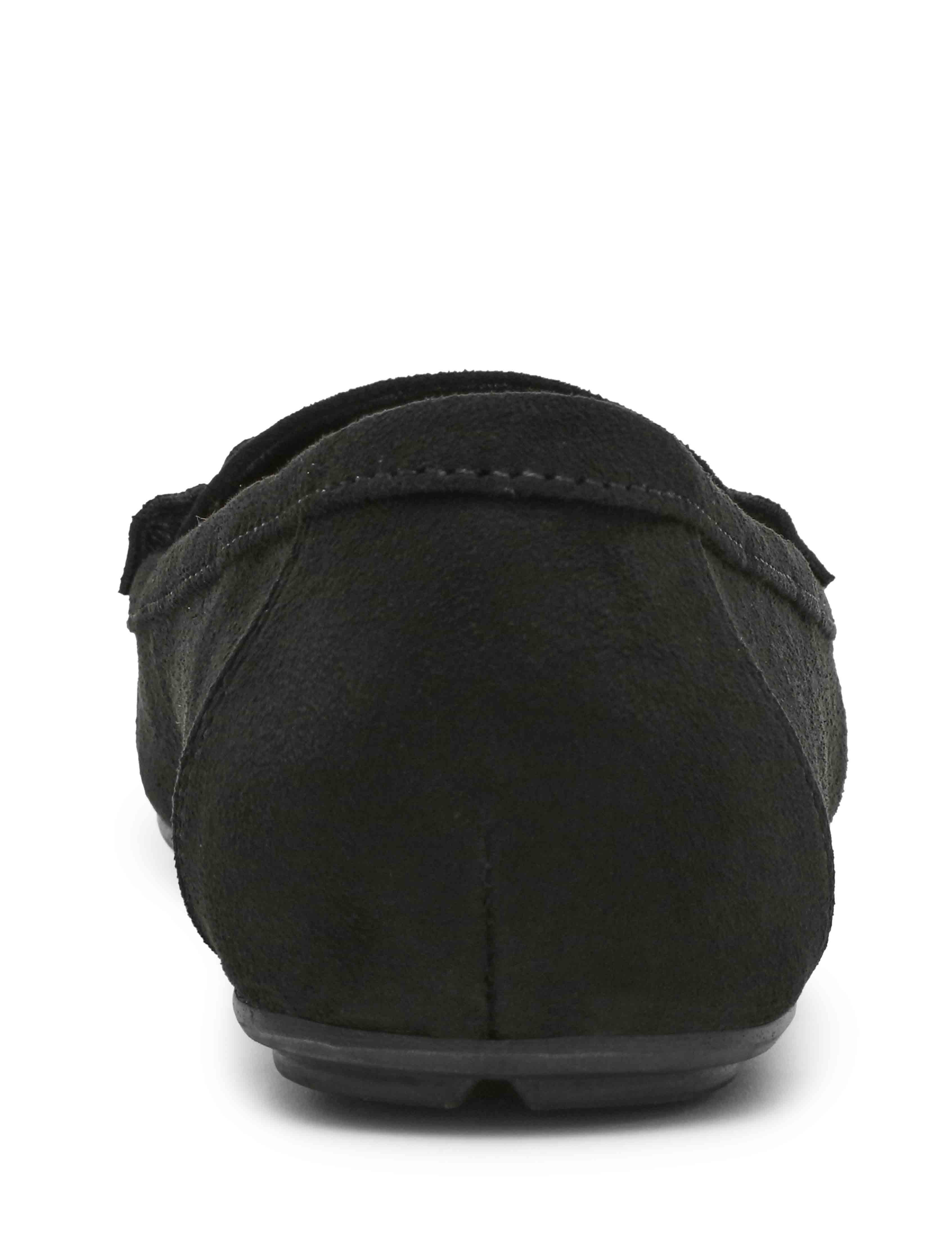 Hewlett Moccasin - Anne Klein Black Sued