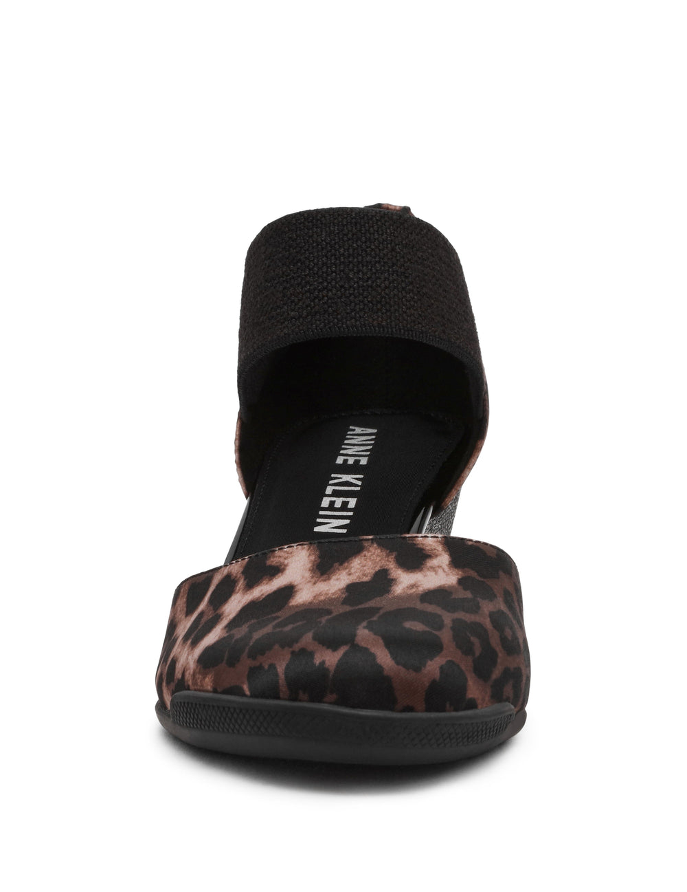 Tiffany Leopard Print Wedge Pump - Anne Klein Leopard Satin