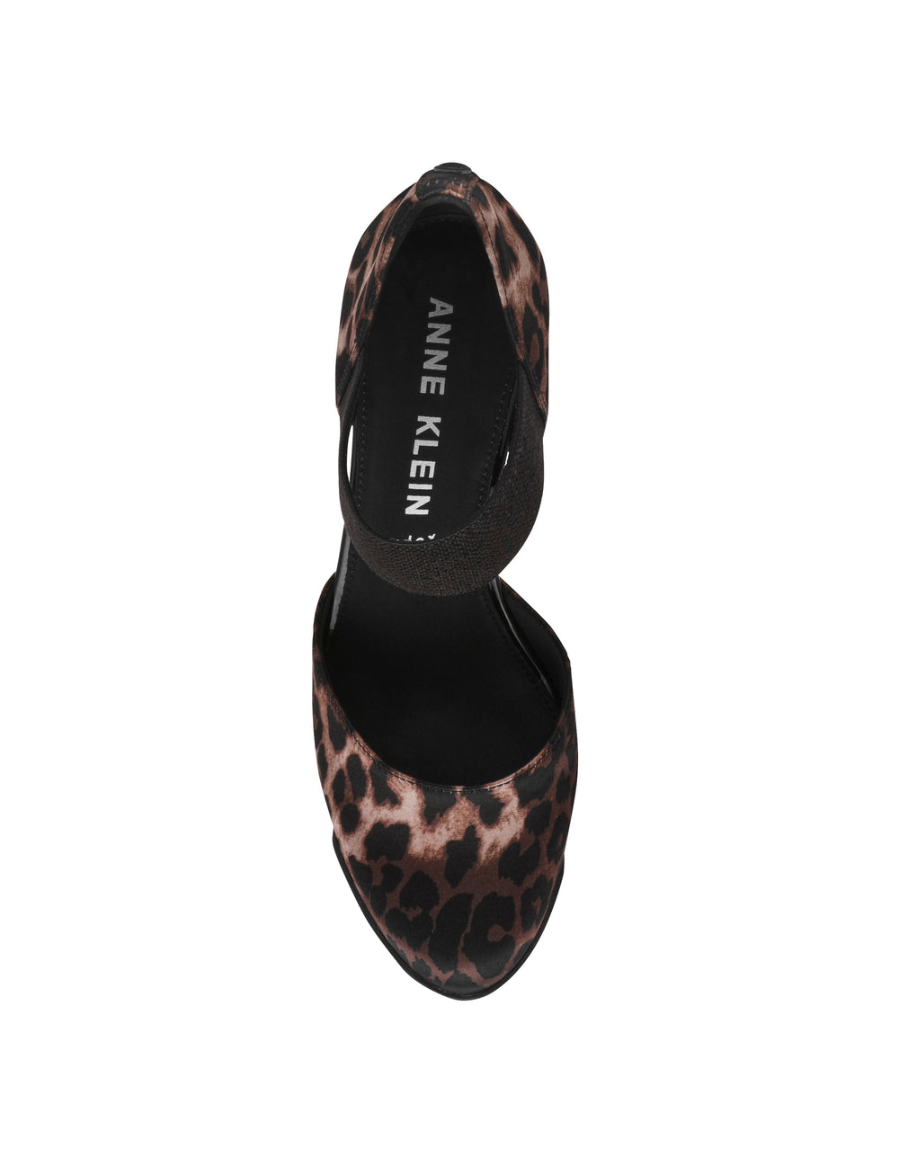 Tiffany Leopard Print Wedge Pump - Anne Klein Leopard Satin
