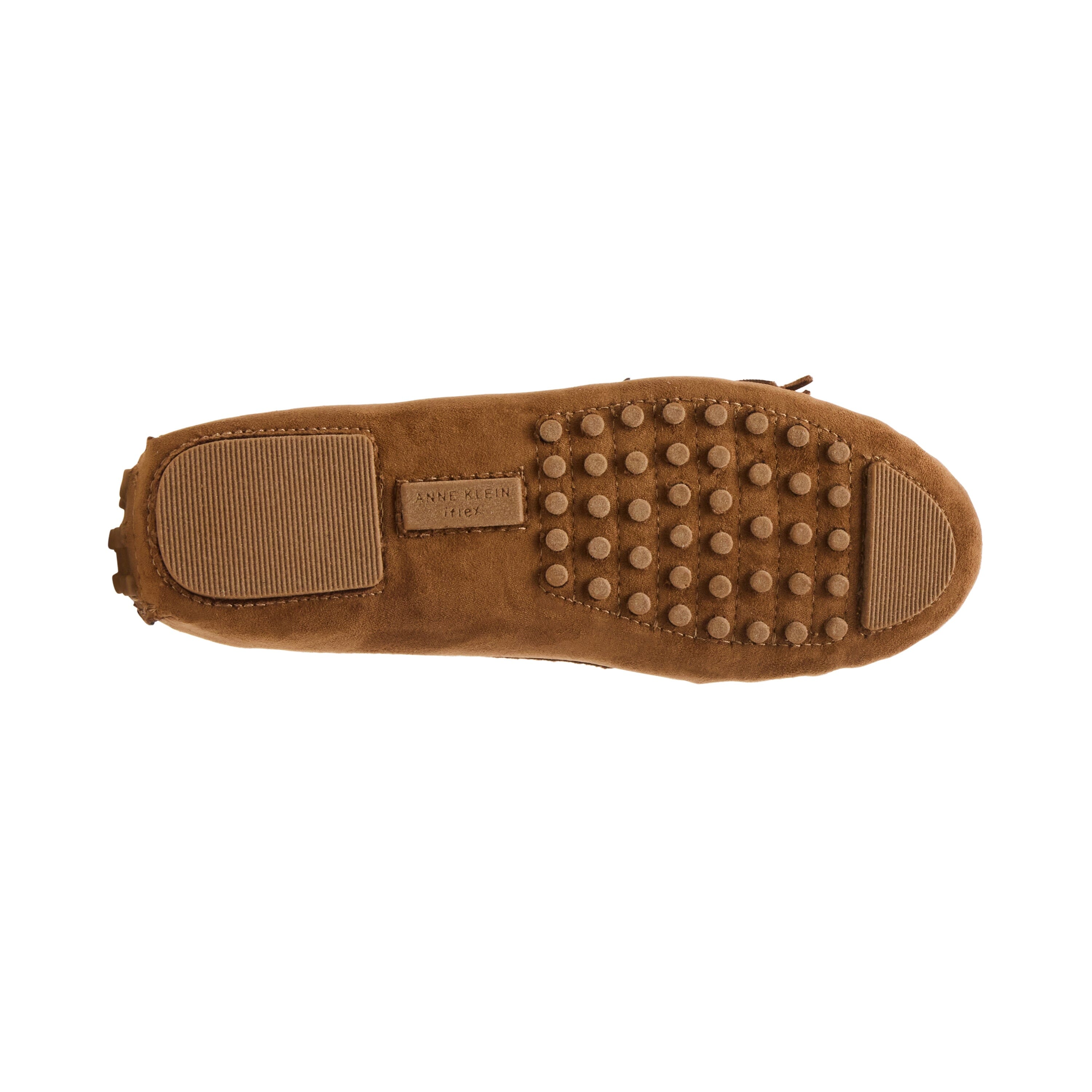 Cali Suede Fringe Moccasin Loafer - Anne Klein Tan Suede
