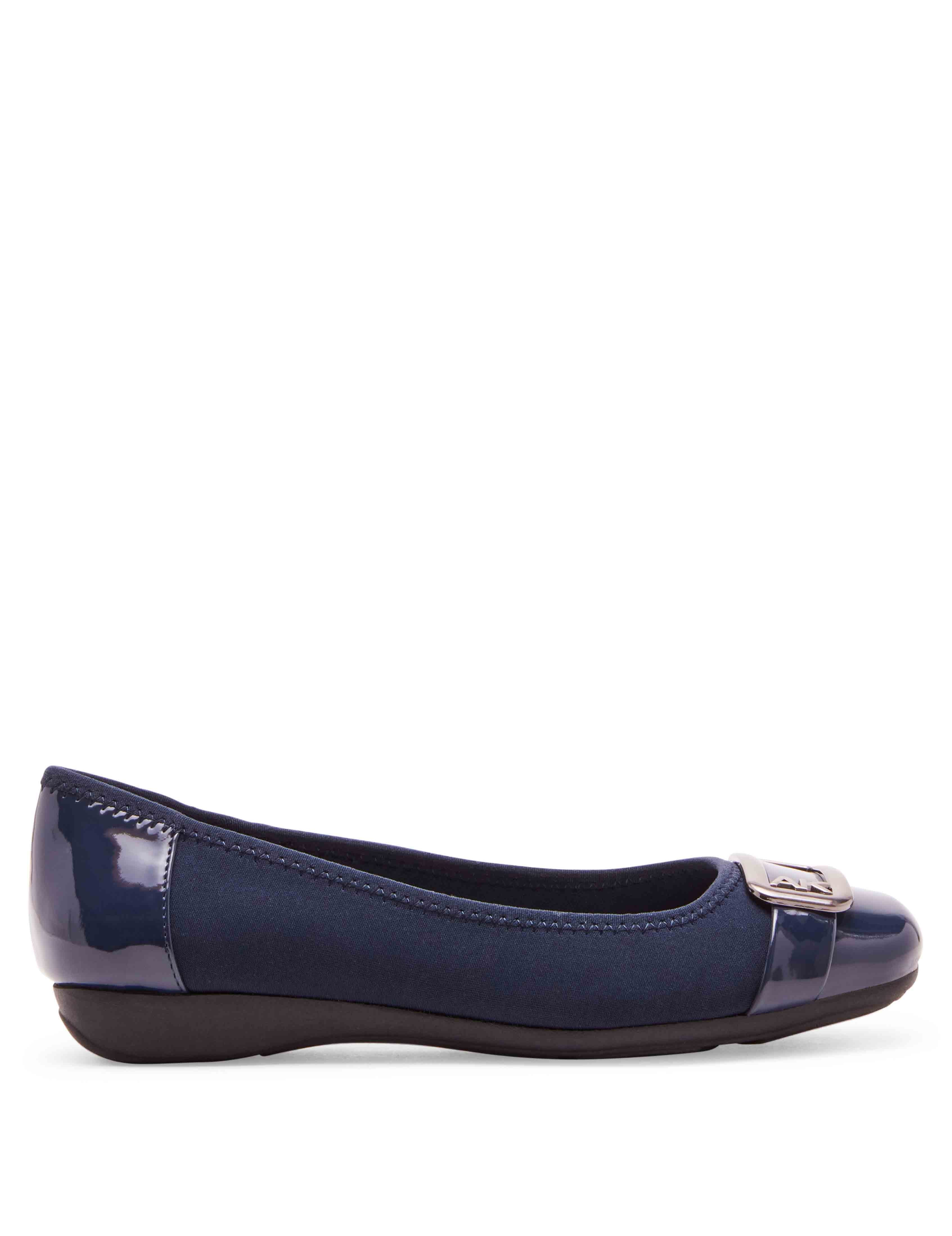 Anne Klein Ulivera Flat - Anne Klein Navy