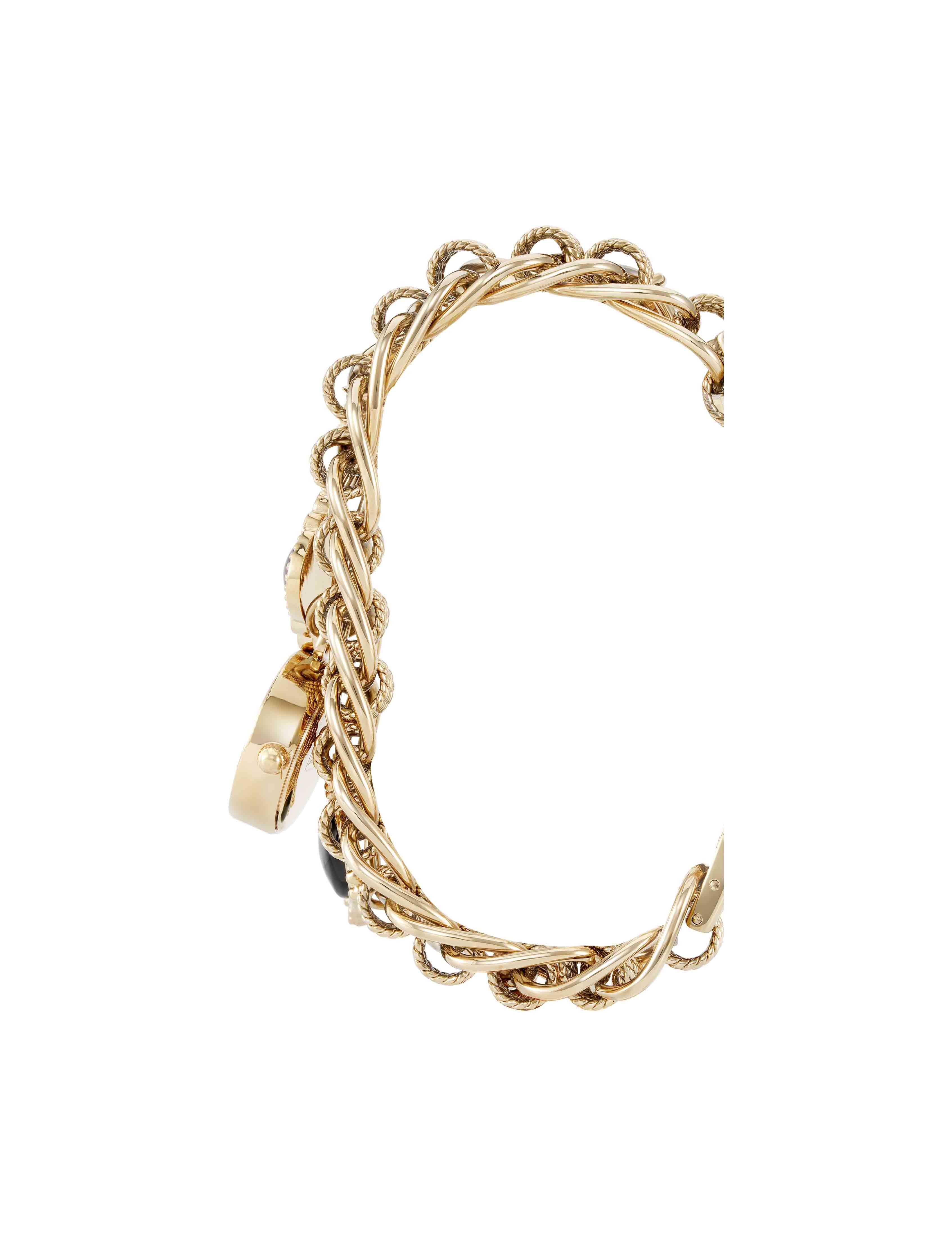 Gemstone Charm Bracelet Watch - Anne Klein