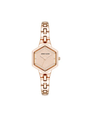 Petite Hexagonal Bracelet Watch - Anne Klein Rose-Tone