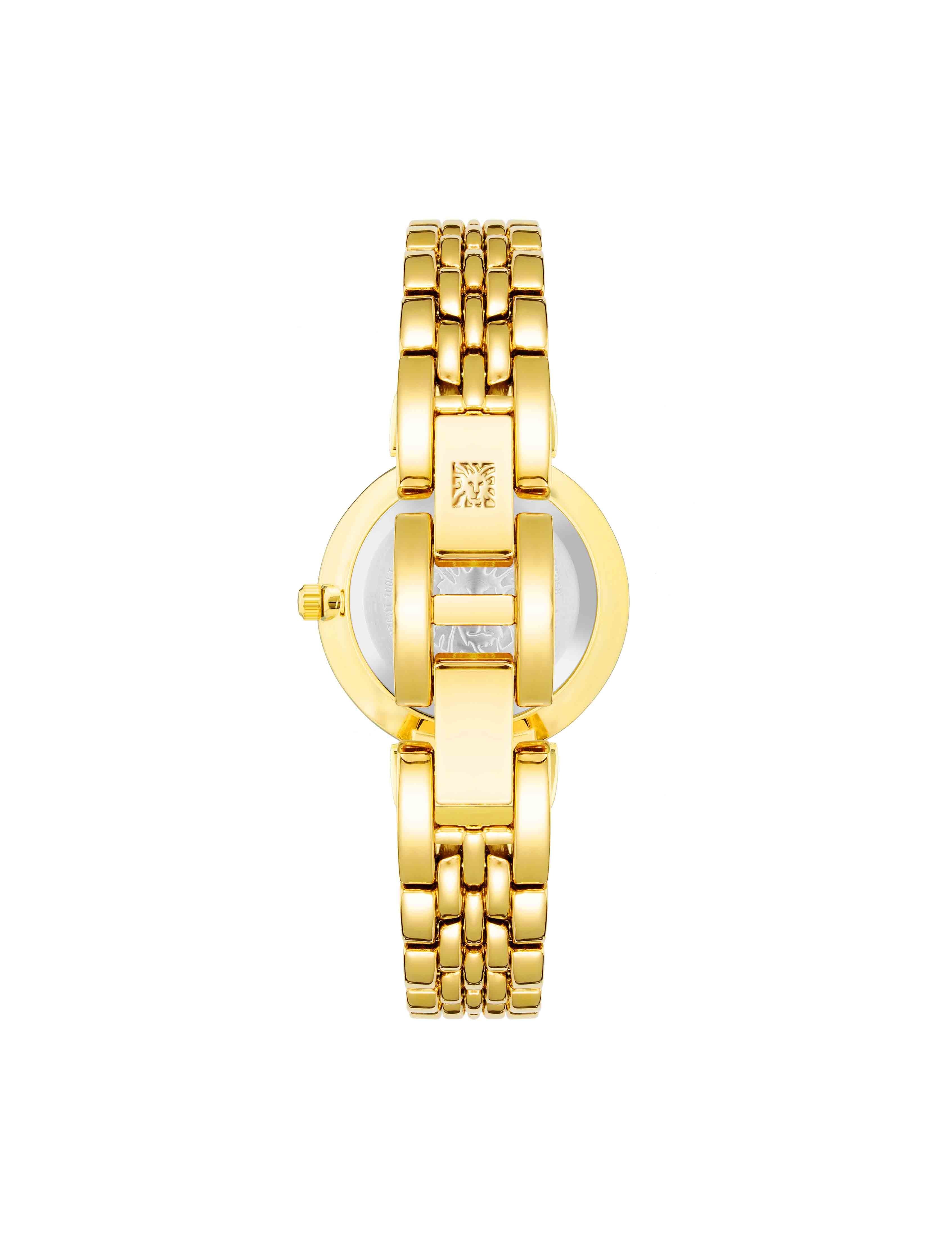 Roman Numeral Dial Watch in Gold-Tone - Anne Klein Gold-Tone