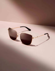 Uplifting Oversized Square Sunglasses - Anne Klein MOCHA