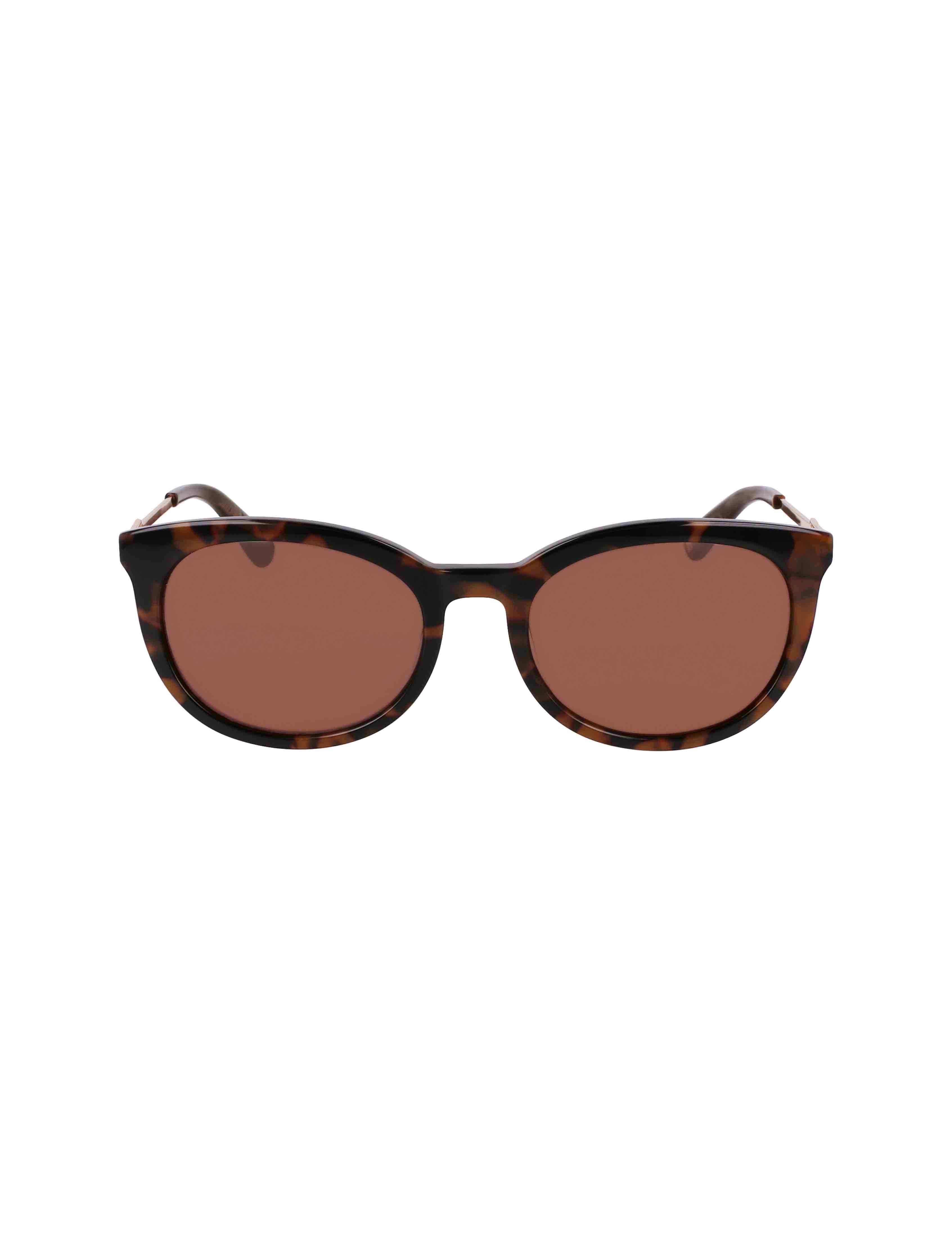 Vintage Rounded Rectangle Sunglasses - Anne Klein MOCHA TORTOISE