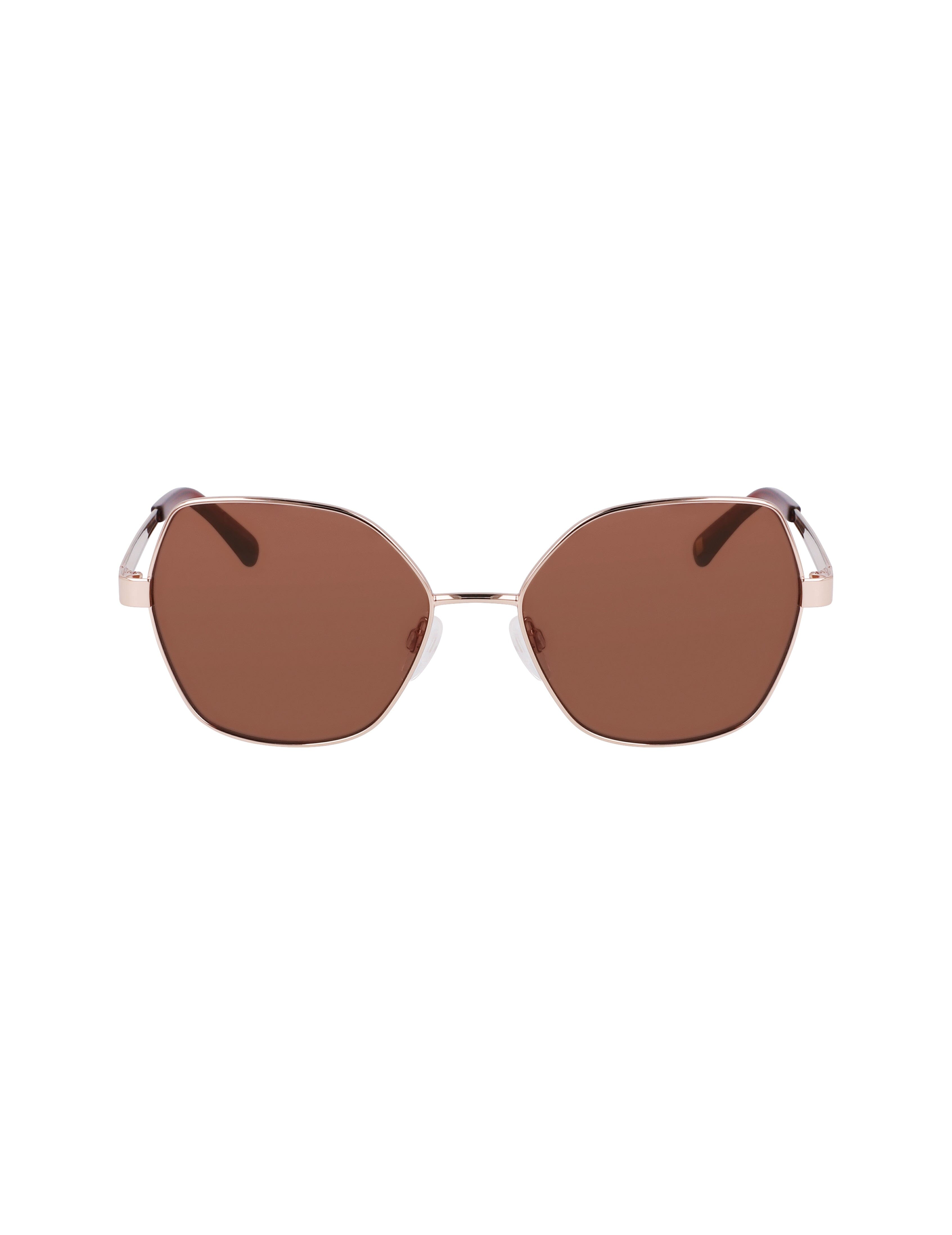 Anne Klein Rose Gold Sophisticated Butterfly Sunglasses - Anne Klein Rose Gold