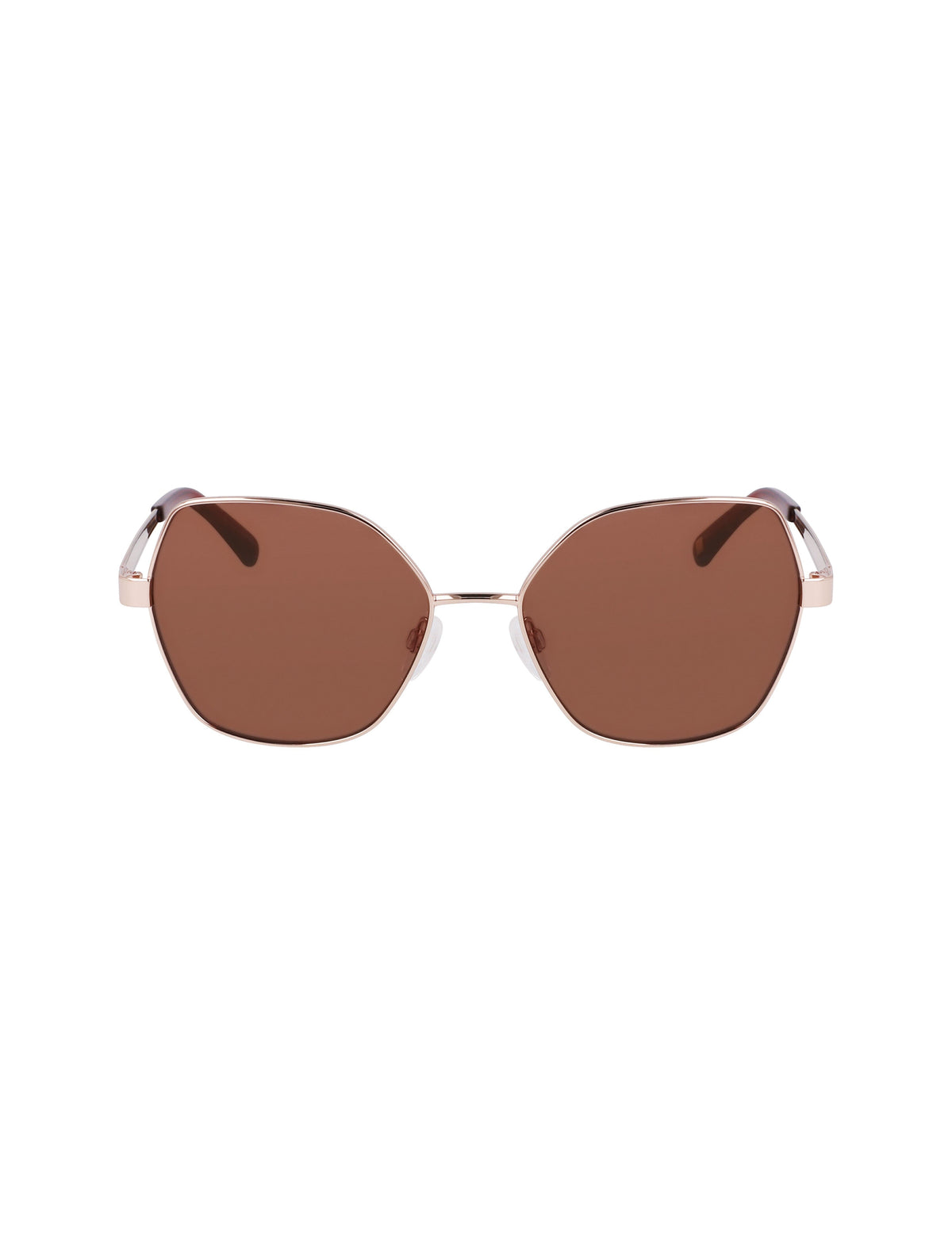 Anne Klein Rose Gold Sophisticated Butterfly Sunglasses - Anne Klein Rose Gold