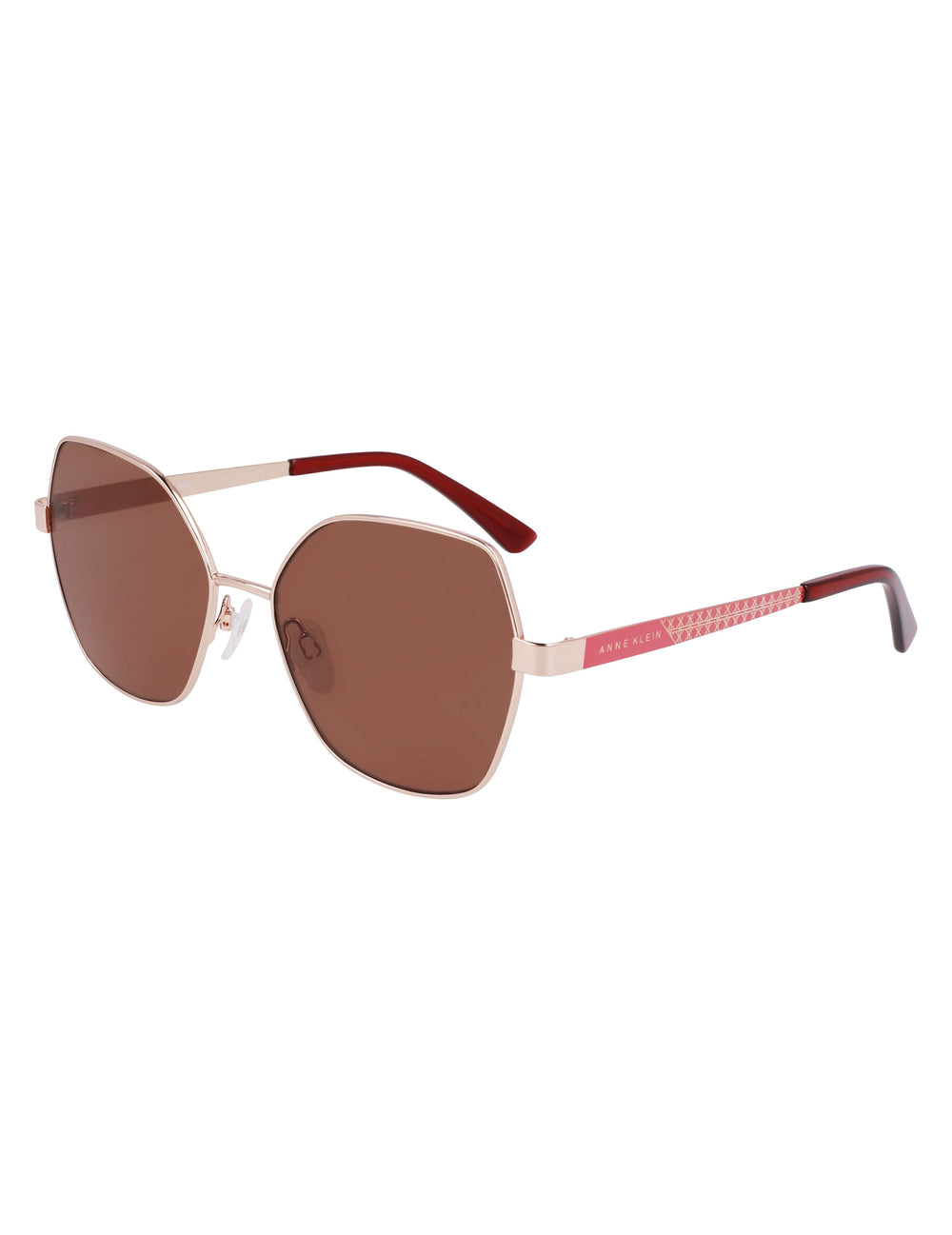 Anne Klein Rose Gold Sophisticated Butterfly Sunglasses - Anne Klein Rose Gold