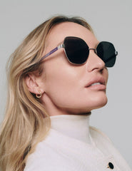 Anne Klein Silver Sophisticated Butterfly Sunglasses - Anne Klein Silver