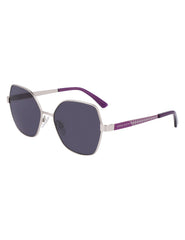 Anne Klein Silver Sophisticated Butterfly Sunglasses - Anne Klein Silver