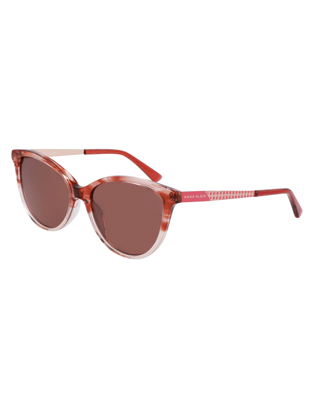 Anne Klein Blush Gradient Uplifting Rectangle Sunglasses - Anne Klein Blush Gradient
