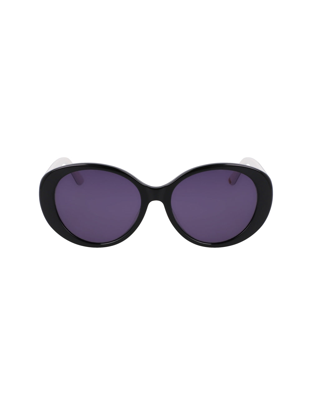 Anne Klein Black Glamorous Oval Sunglasses - Anne Klein Black