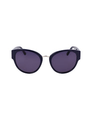 Anne Klein Navy Chic Rounded Cat-Eye Sunglasses - Anne Klein Navy
