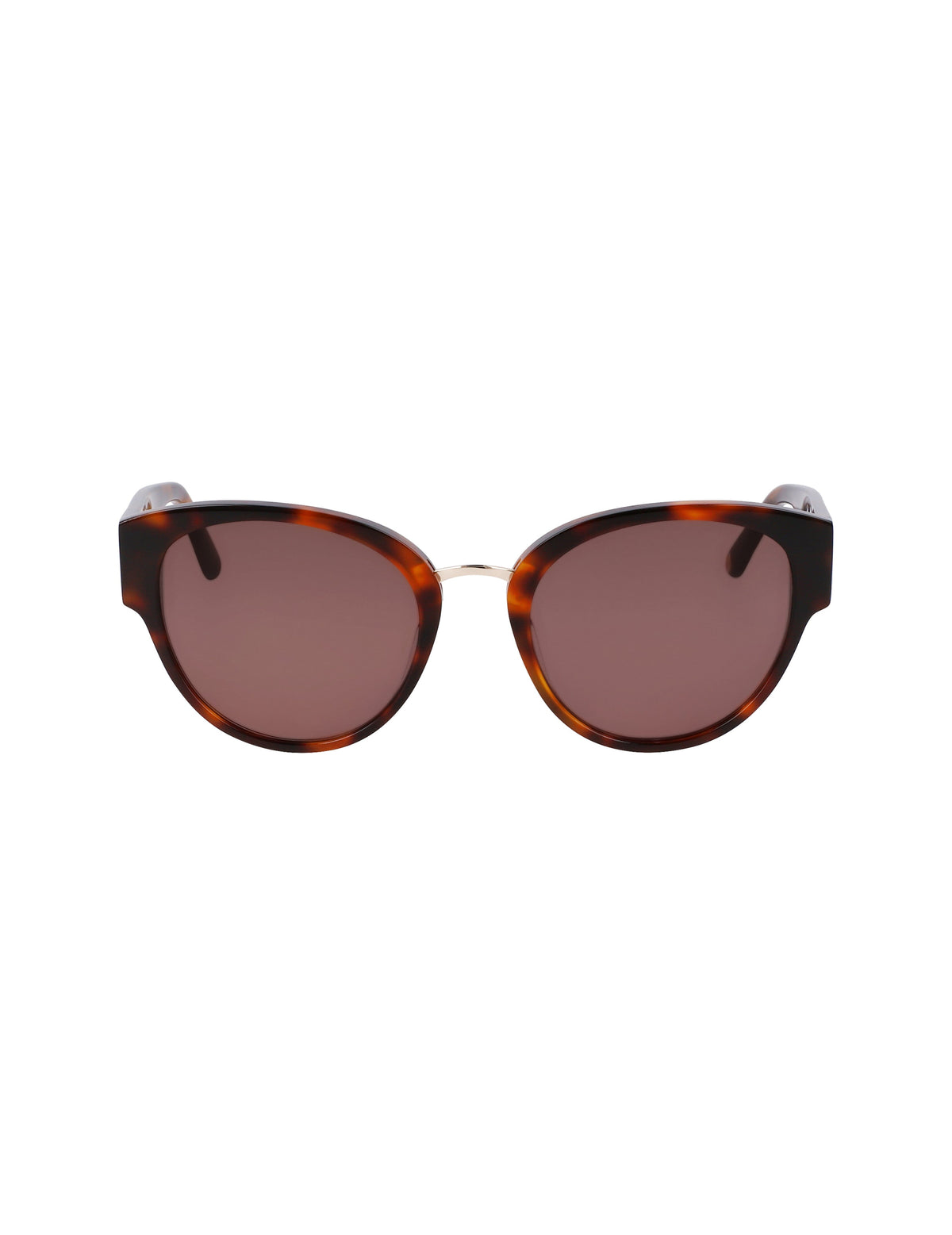 Anne Klein Tortoise Chic Rounded Cat-Eye Sunglasses - Anne Klein Tortoise