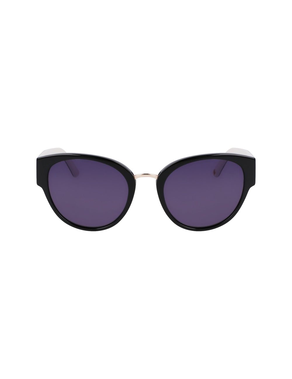 Anne Klein Black Chic Rounded Cat-Eye Sunglasses - Anne Klein Black