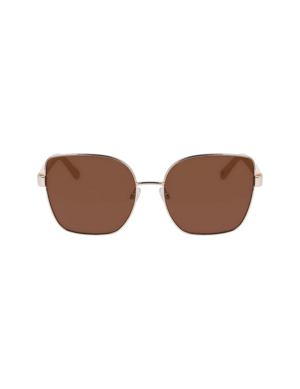 Anne Klein Gold Metal Braided Sunglasses - Anne Klein Gold
