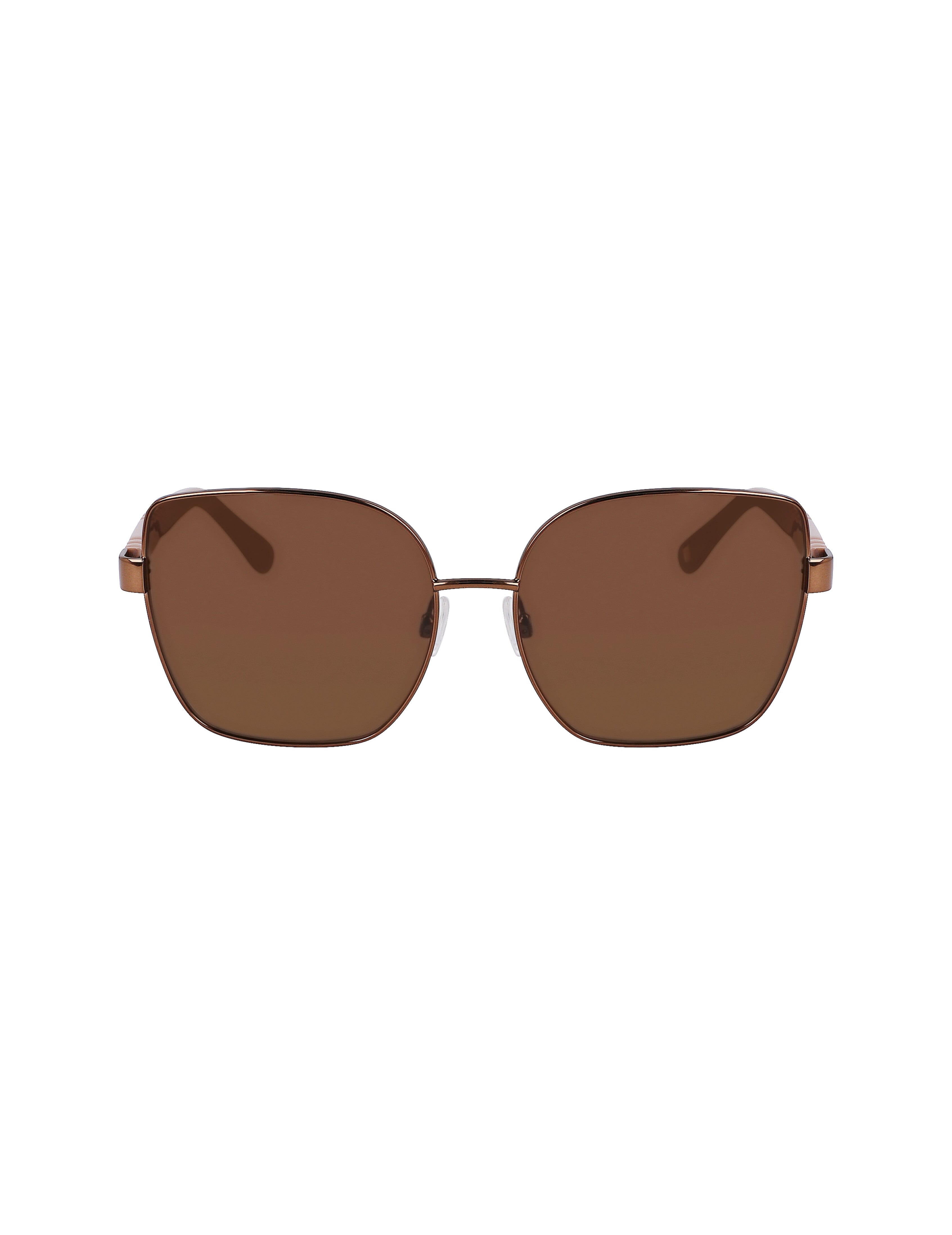 Anne Klein Mocha Metal Braided Sunglasses - Anne Klein Mocha