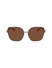Anne Klein Mocha Metal Braided Sunglasses - Anne Klein Mocha