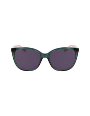 Anne Klein Olive Crystal Cat-Eye Braided Sunglasses - Anne Klein Olive Crystal