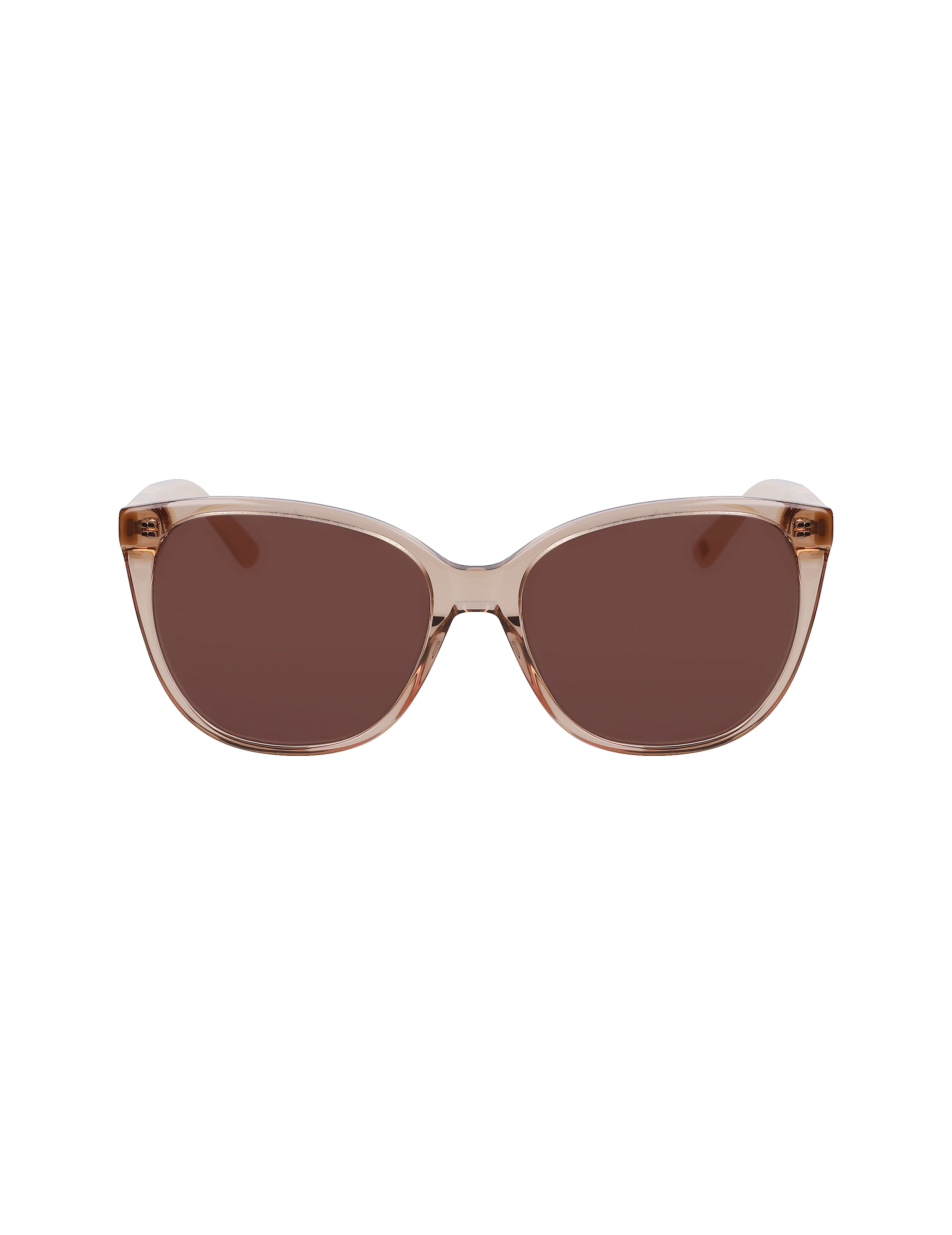 Anne Klein Taupe Crystal Cat-Eye Braided Sunglasses - Anne Klein Taupe Crystal