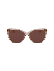 Anne Klein Taupe Crystal Cat-Eye Braided Sunglasses - Anne Klein Taupe Crystal