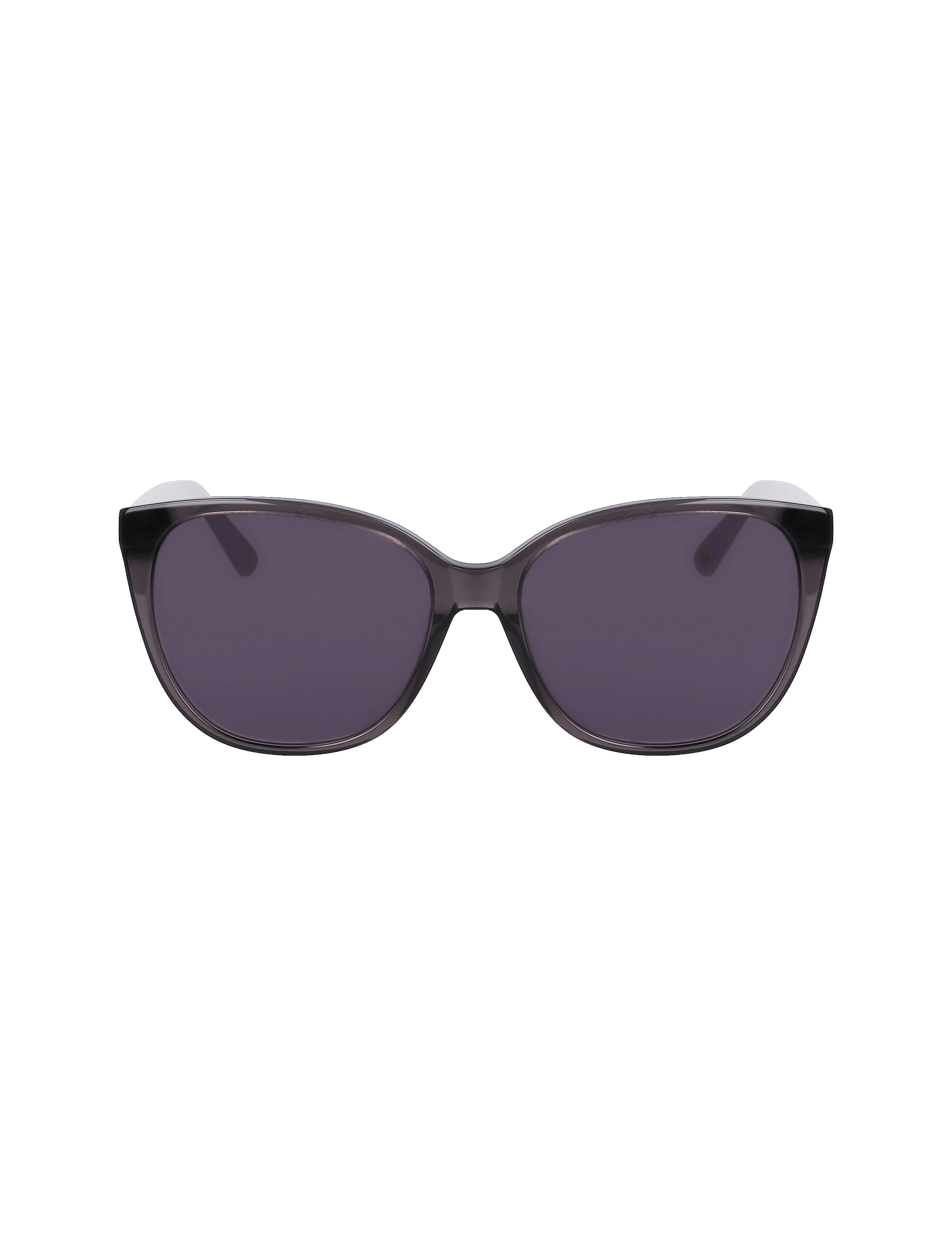Anne Klein Grey Crystal Cat-Eye Braided Sunglasses - Anne Klein Grey Crystal