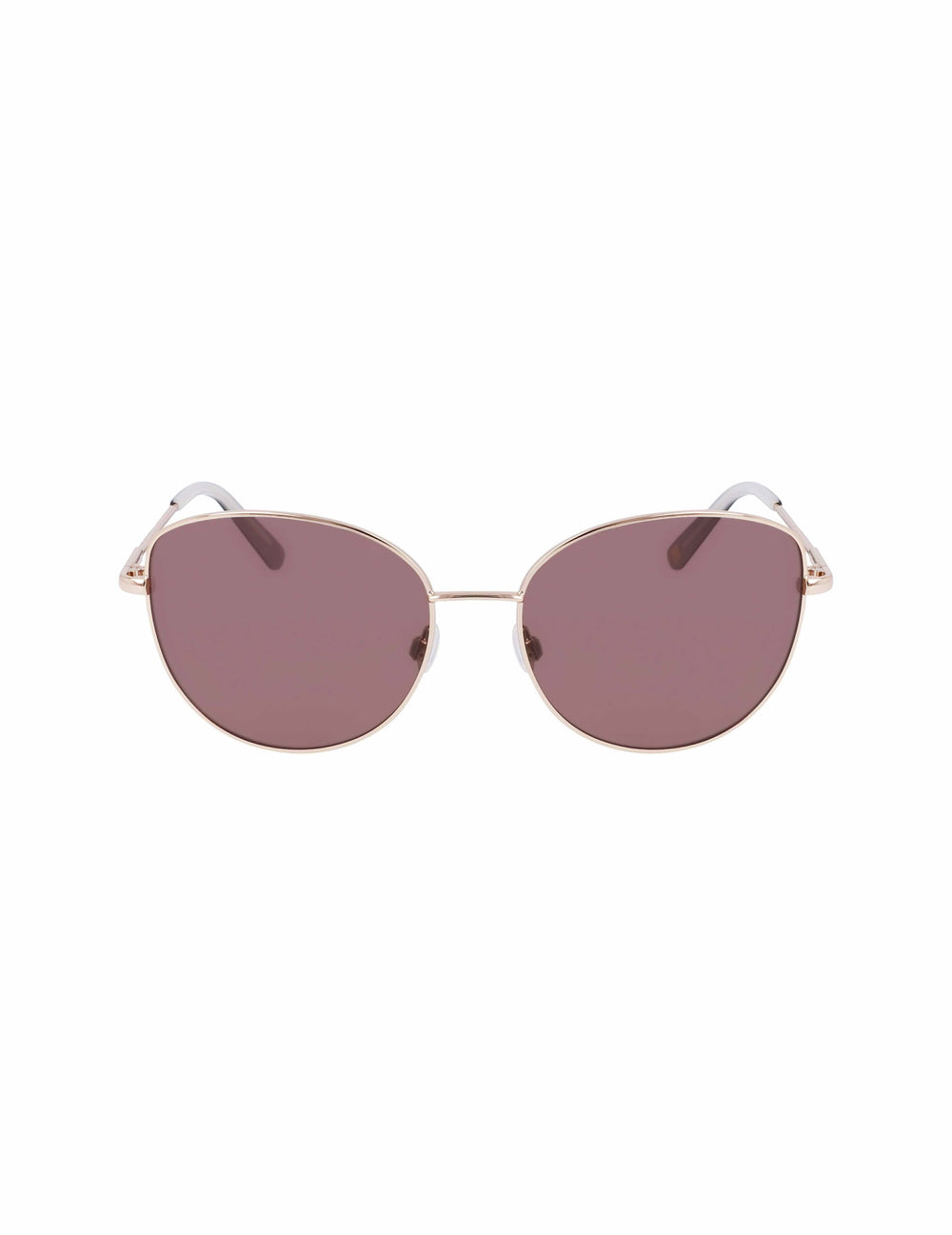 Trendy Round Sunglasses Gold - Anne Klein Gold