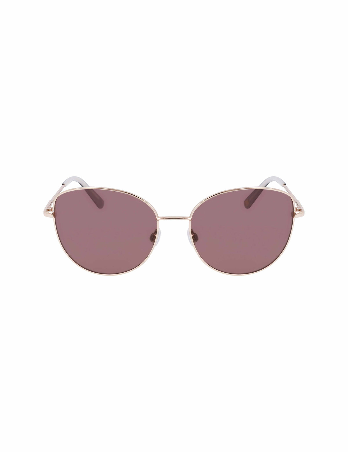 Trendy Round Sunglasses Gold - Anne Klein Gold