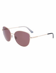 Trendy Round Sunglasses Gold - Anne Klein Gold