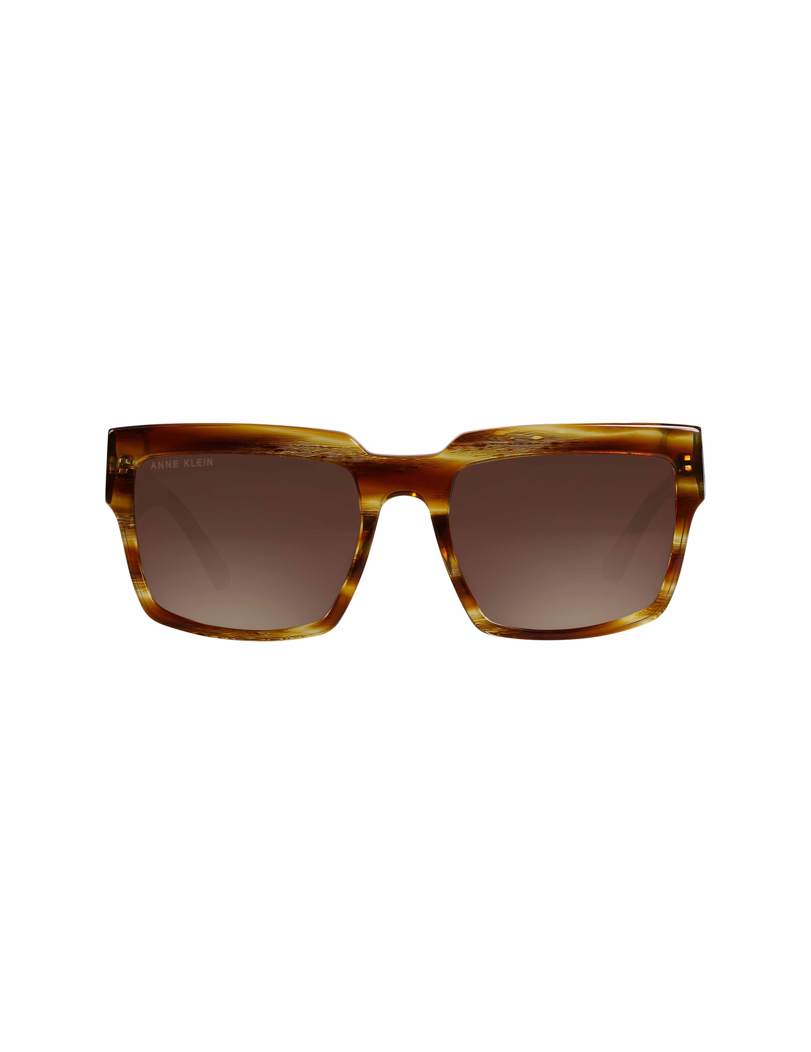 Blonde Horn Oversized Square Sunglasses - Anne Klein