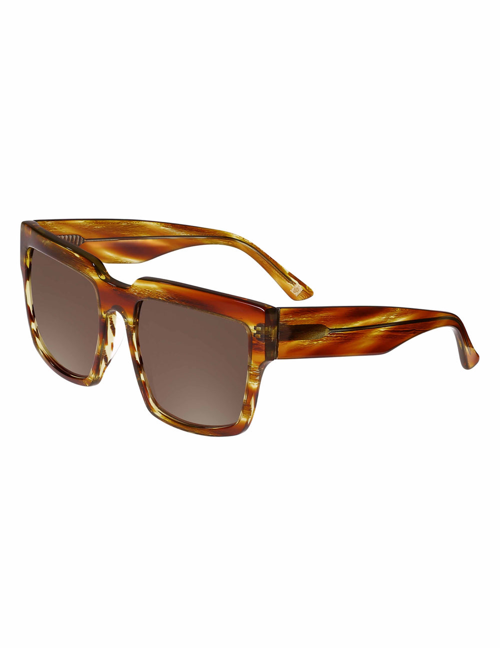 Blonde Horn Oversized Square Sunglasses - Anne Klein