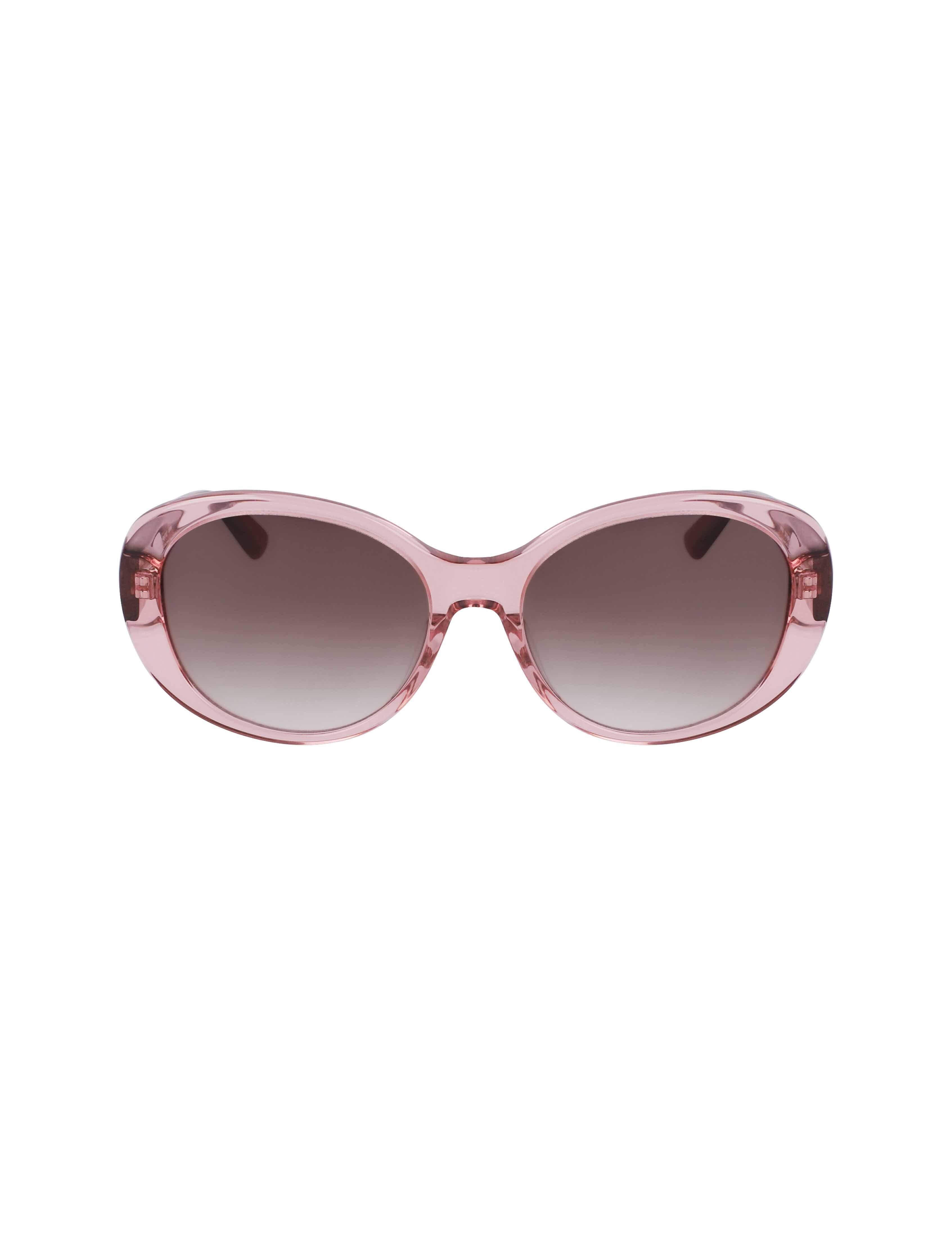 Crystal Glamorous Oval Sunglasses Pink Crystal - Anne Klein Pink Crystal