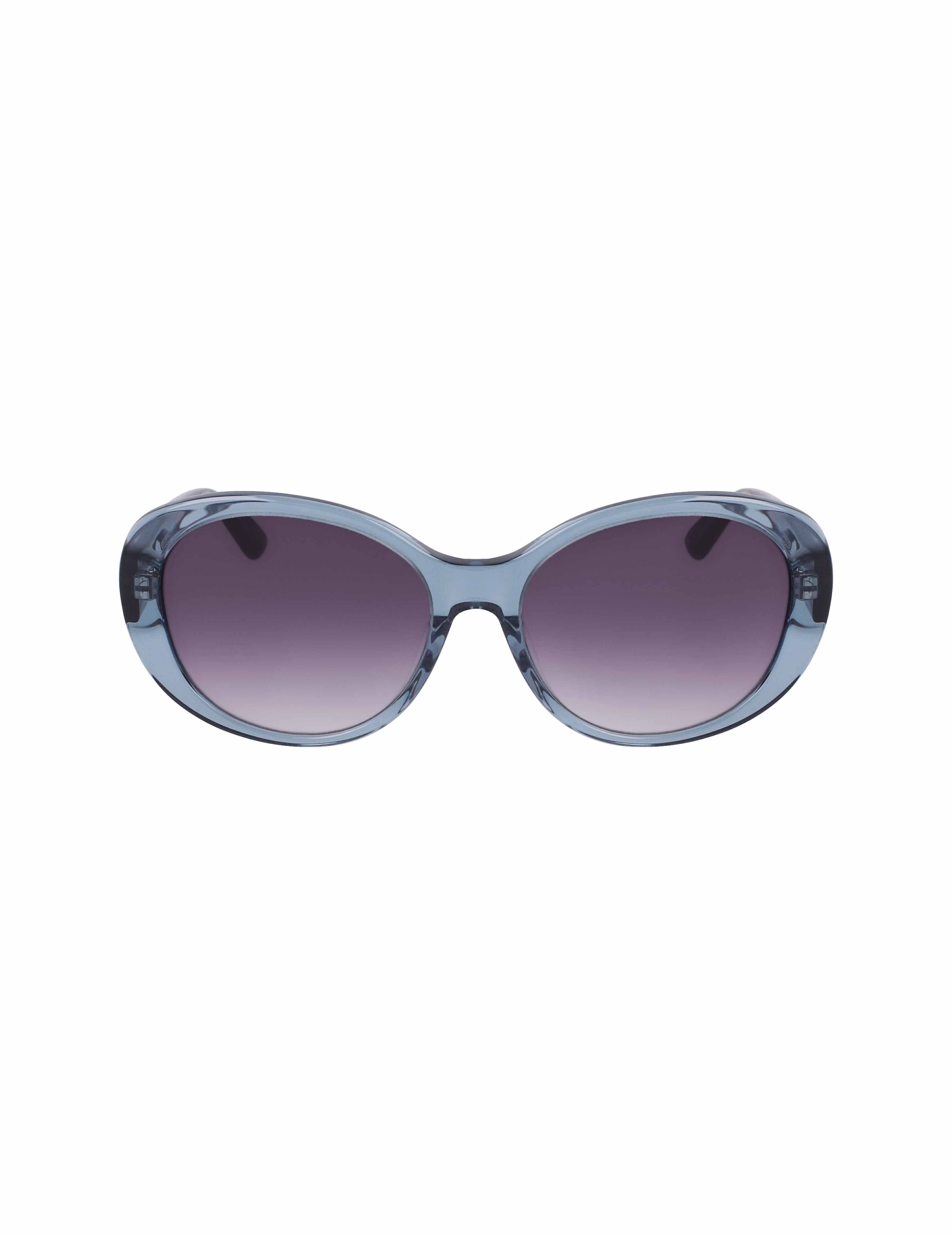 Crystal Glamorous Oval Sunglasses Grey Crystal - Anne Klein Grey Crystal